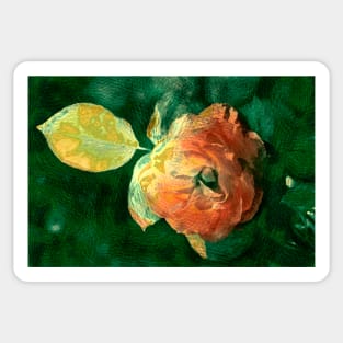 Rose artwork Sticker